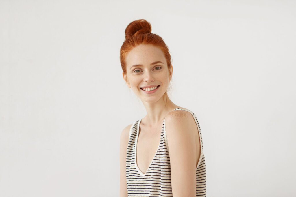 young redhead woman posing 4