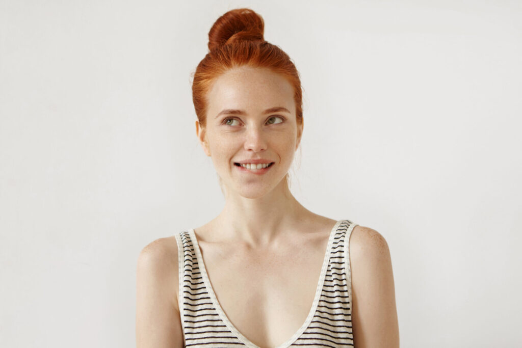 young redhead woman posing 5