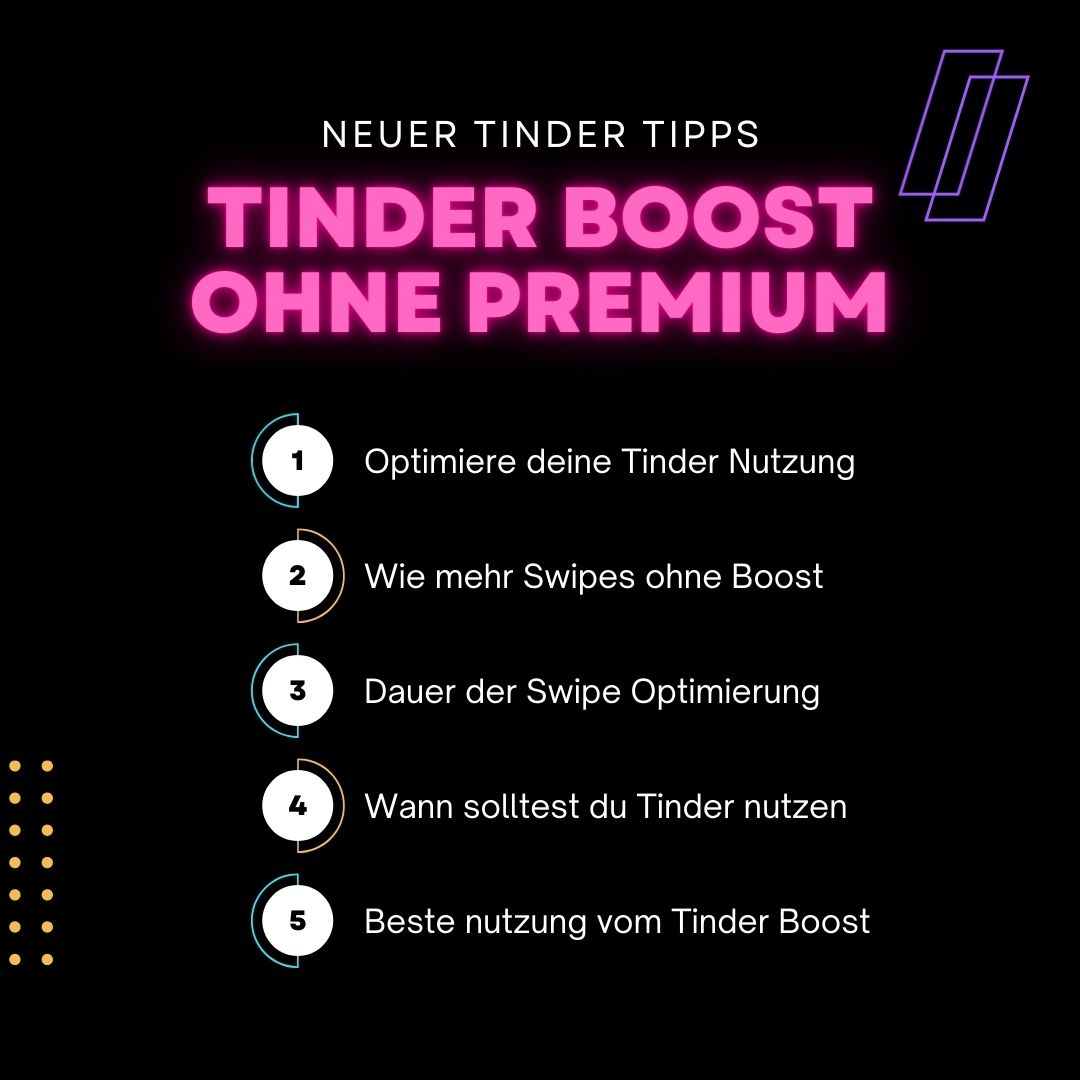 Tinder Boost Ohne Premium